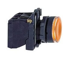 Schneider Electric Valdymo mygtukas 22mm geltonos 1Z 1R su apšvietimu (XB5AW35B5)