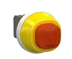 Schneider Electric Harmony XB5 Suminis avarinio stabdymo mygtukas E.Stop apšviesta Ttr 24V W / R 1Z XB5AS84W3B5