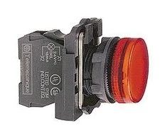 Schneider Electric Signalinė lempa 22mm raudona 230V AC (XB5AVM4)