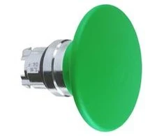 Schneider Electric Žalios grybų mygtukas su grįžimu (ZB4BR3)