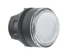 Schneider Electric ZB5, mygtukas, baltas, universalus LED, IP66, IK03, II klasė
