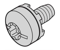 SCHROFF Śruba SCHROFF Taptite M6 x 10
