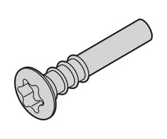 SCHROFF SCHROFF Sraigtas su gilia galva, Torx, 3 x 20, 100 vnt.