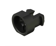 SCHROFF Tuleje SCHROFF do M2.5, plastikowe, juoda, 100 vnt.