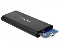 DELOCK išorinis M.2 NVMe PCIe SSD korpusas su SuperSpeed USB 10 Gbps USB 3.1 Gen 2 USB Type-C motele
