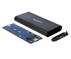 DELOCK išorinis M.2 NVMe PCIe SSD korpusas su SuperSpeed USB 10 Gbps USB 3.1 Gen 2 USB Type-C motele