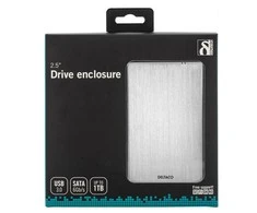HDD dėžutė 1x2.5, SATA 6Gb / s, USB 3.0, al/plast DELTACO sidabrinė / MAP-GD29U3