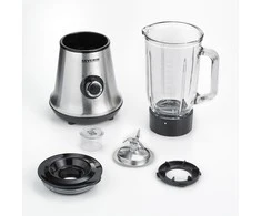 Severin Maišytuvas SM 3734 Juodas/Nerūdijantis plienas, 500 W, Glass, 1 L, Ice crushing, 22000 RPM
