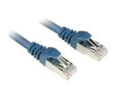 Sharkoon 0.25m Cat.6 S/FTP - 0.25 m - Cat6 - S/FTP (S-STP) - RJ-45 - RJ-45 - Mėlyna