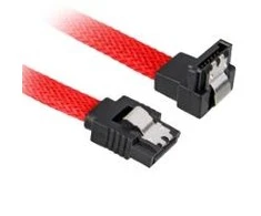 Sharkoon 0.6m - 2xSataIII - 0.6 m - SATA III - SATA 7-pin - SATA 7-pin - Male/Male - Raudona