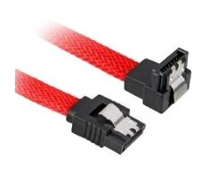 Sharkoon 0.6m - 2xSataIII - 0.6 m - SATA III - SATA 7-pin - SATA 7-pin - Male/Male - Raudona