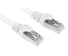 Sharkoon Patchkabel RJ45 Stecker > RJ45 Stecker CAT.6 S/FTP (baltas, 1,5 Meter)