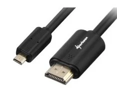 Sharkoon cable HDMI -> micro HDMI 4K juodas 1.5m - A-D