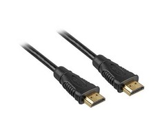 Sharkoon 2m HDMI kabelis - 2 m - HDMI tipas A (standartinis) - HDMI tipas A (standartinis) - Juodas