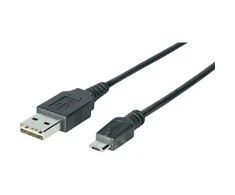 Sharkoon USB 2.0 Kabelis, USB-A Stecker > Micro-USB Stecker (juodas, 3,0 Meter)