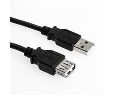 Sharkoon Kabelis USB 2.0 Verlängerung 1,0m juodas