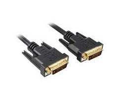 Kabelis Sharkoon DVI- D - DVI- D 5m juoda (4044951009138)