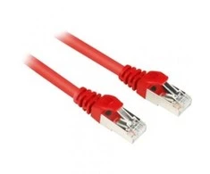 „Sharkoon“ tinklo kabelis RJ45 CAT.6 SFTP - raudonas - 1,5 m