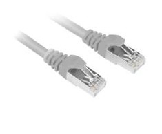 Sharkoon Patchkabel RJ45 Stecker > RJ45 Stecker CAT.6 SFTP (grau, 1,5 Meter)