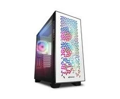 Sharkoon ELITE SHARK CA300H , Big-Tower-case - baltas, 2x gehrtetes Glas