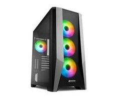 Sharkoon TG7M RGB, Tower-case - juodas, Seitenteil from gehrtetem Glas