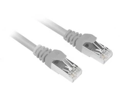 „Sharkoon“ RJ45 Cat.6 - 0,25 m - Cat6 - S/FTP (S-STP) - RJ-45 - RJ-45 - pilkas
