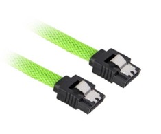 Sharkoon Sata 3 - 0.45 m - SATA III - SATA 7-pin - SATA 7-pin - Male/Male - Juodas,Žalias