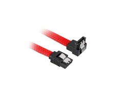 Sharkoon SATA 3 - 0.45 m - SATA III - SATA 7-pin - SATA 7-pin - Male/Male - Juodas,Raudona
