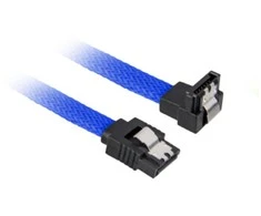 Sharkoon SATA 3 - 0.6 m - SATA III - SATA 7-pin - SATA 7-pin - Male/Male - Juodas,Mėlyna