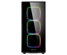 MIDI Sharkoon TG6 RGB. Glasfenster. Lfter LED RGB