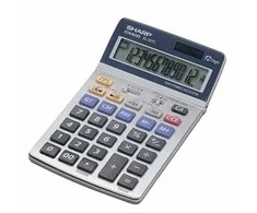 Skaičiuotuvas Sharp SH-EL337C, sidabro spalvos