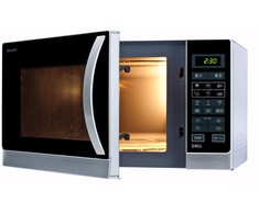 Sharp R-742inw-Gril mikrobangų krosnelė 25L