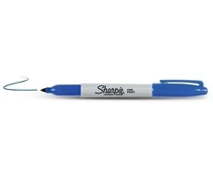 Irwin Markeris „Sharpie“ FINE mėlyn. sp.