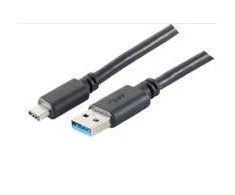 S-Conn Kabelis USB Shiverpeaks USB-A - USB-C 1.8 m Juodas (77141-1.8)