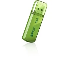 Silicon Power Silicio galia | Helios 101 | 16 GB | USB 2.0 | Žalias