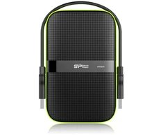Kietasis diskas Silicon Power Armor A60 1TB 2.5 ", USB 3.1, Juodas/Žalias