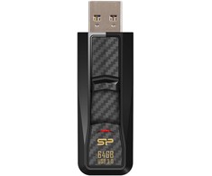 „Silicon Power“ atmintinė 64 GB Blaze B50 USB 3.0, juoda