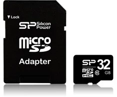 Atminties kortelė Silicon Power | 32 GB | Micro SDHC | Flash atminties klasė 10 | SD adapter
