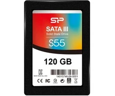Silicon Power | Slim S55 | 120 GB | Solid-state drive sąsaja SATA | Skaitymo greitis 550 MB/s | Rašymo greitis 420 MB/s