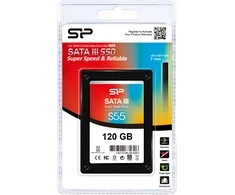 Silicon Power | Slim S55 | 120 GB | Solid-state drive sąsaja SATA | Skaitymo greitis 550 MB/s | Rašymo greitis 420 MB/s