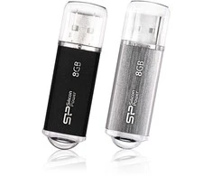 Silicon Power | Ultima-II | 8 GB | USB 2.0 | Juodas