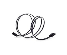 „SilverStone SST-CP11B“ itin žemo profilio SATA kabelis – 50 cm, juodas