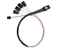 „SilverStone SST-CPS03 Mini-SAS“ į SATA kabelis, 50 cm