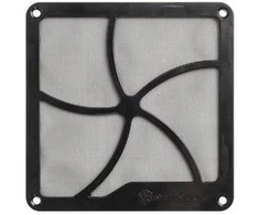 SilverStone ventiliatoriaus grotelės ir filtro komplektas SST-FF141B Juodas, 140 x 140 x 3 mm