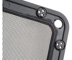 SilverStone ventiliatoriaus grotelės ir filtro komplektas SST-FF141B Juodas, 140 x 140 x 3 mm