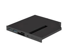 Kištukinis lizdas SilverStone Slim ODD 12,7mm M.2 SATA diske (SST- FPS01)