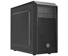 SilverStone SST-PS16B Precision Mini Tower Micro ATX kompiuterio dėklas, tylus, juodas
