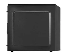 SilverStone SST-PS16B Precision Mini Tower Micro ATX kompiuterio dėklas, tylus, juodas