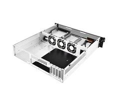 Serveris SilverStone RM21–304 Rackmount Serverio korpusas, 2U, Micro–ATX – juoda