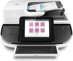 Skeneris Hewlett Packard (HP) HP Digital Sender Flow 8500 fn2 skaitytuvas / dokumentų darbo stotis – A3 spalvotas 600 dpi, plokščias / lapų tiekimo nuskaitymas, automatinis dokumentų tiektuvas, automatinis dvipusis, OCR / nuskaitymas į tekstą, 100 ppm, 10 000 puslapių per dieną